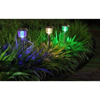 Solar Garden Aluminum LED lawn lamp