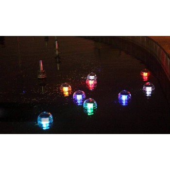Solar outdoor light control LED floating ball lights