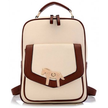 Spring 2014 original cute PU leather shoulders students bag