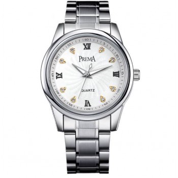 Stainless steel Band rhinestone watch