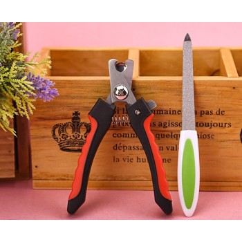 Stainless steel nail scissors set for dog