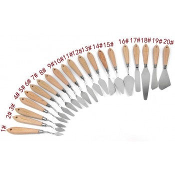stainless steel oil painting scraper