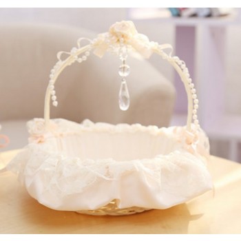 Starry wedding flower girl baskets