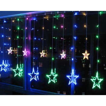 Stars Curtain LED holiday lights