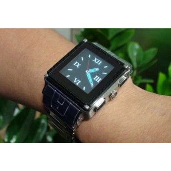 Steel strap waterproof watch cell phone