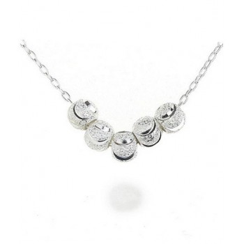 Sterling Silver five beads Pendant 