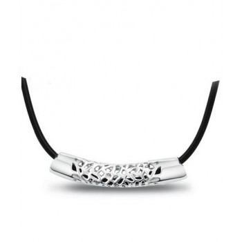 Sterling Silver Luck Road Men's Necklace