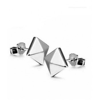 Sterling Silver pyramid Earrings