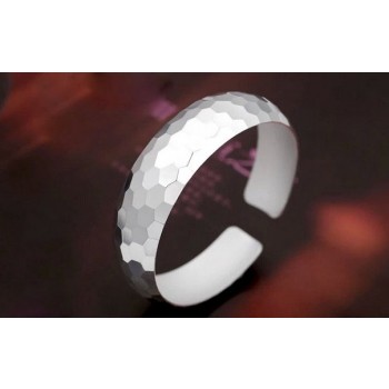 Sterling Silver scales wide Bracelet