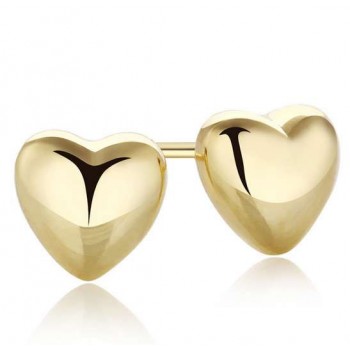 Sterling Silver Shinning sweet heart Earrings
