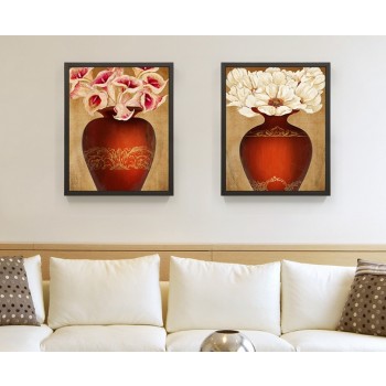 Still Life Two-panels oil painting
