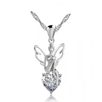 Sweet Angel Sterling Silver Necklace