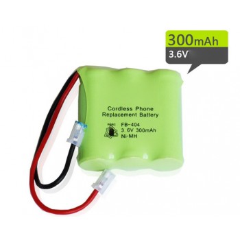 T404 NiMH rechargeable battery pack 3.6V 300mAh