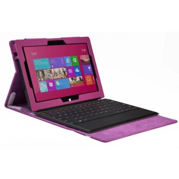Tablet PC and keyboard leather case for Microsoft Surface Pro 2 