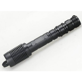 TB007 Zooming dual battery Rechargeable LED Flashlight