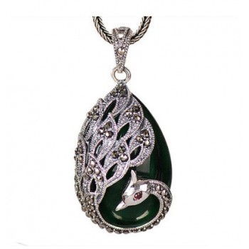 Titanium vintage phoenix pendant