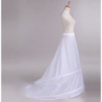Trailing wedding dress pannier