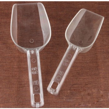 Transparent acrylic ice scoop