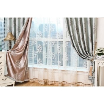 Tree patterns hook version curtains
