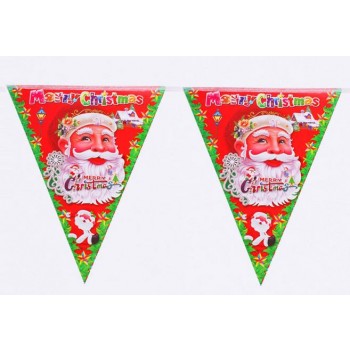 Triangle Christmas hoisting flags