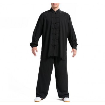 Unisex standing collar Tai Chi clothing