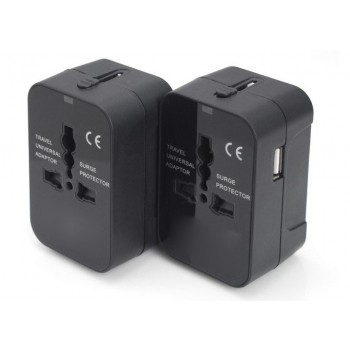 Universal adapter plug / multifunctional power converter plug with USB 