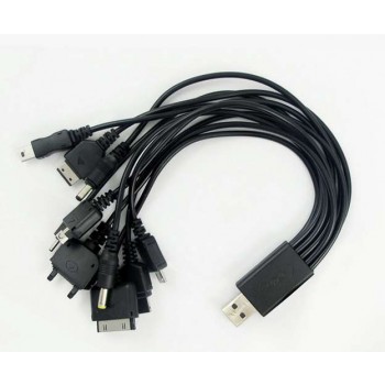 USB charging cable delayed 10 / universal plug adapter