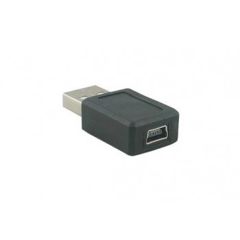 USB male to mini USB female adapter