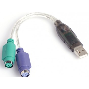 USB port to PS2 mouse and keyboard / scanning gun support