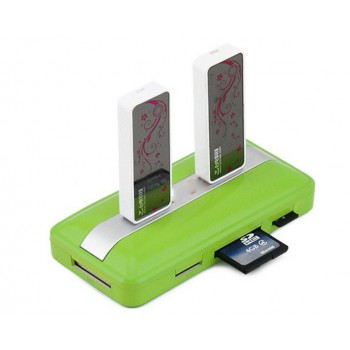 USB splitter / usb hub with multi-card reader