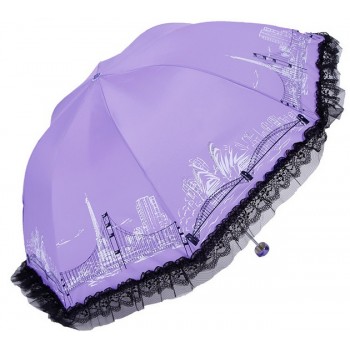 UV protection three-folding sun umbrella