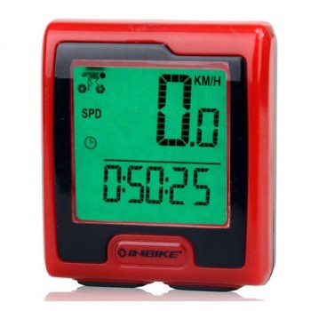 Waterproof wireless big screen bicycle computer