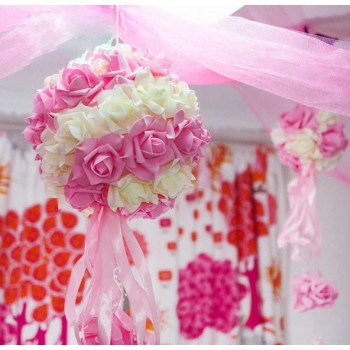 wedding decoration 21cm flowers kissing ball