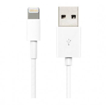 White 1M Data Charging Cable for iPhone 6 / Plus / iPhone5S / 5 / 5C / mini / mini2 / iPad4 / iPad Air