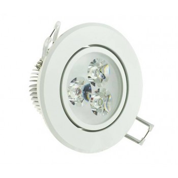 White 3W 12V rotation LED ceiling lights