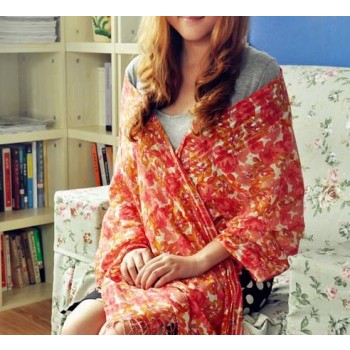 Winter & autumn knitting wool colorful long scarf 