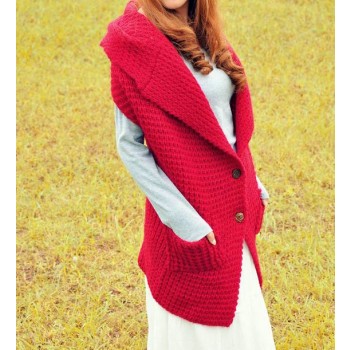 Winter & autumn knitting wool Pure color knit scarf