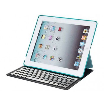 Wireless Bluetooth Keyboard leather case for ipad mini / air
