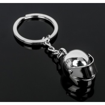 Zinc alloy helmet keychain
