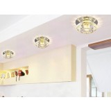 1-3W colored round crystal LED ceiling lights