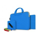 10-15 inch ultrathin laptop handbag + accessories bag + mouse pad