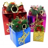 10-25cm Christmas tree decoration gift box