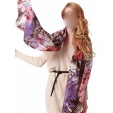 100% wool printing female scarf