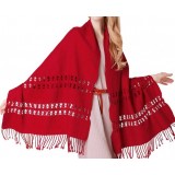 100% wool winter warm charming female scarf