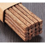 10 pairs 25.3cm natural redwood Chinese chopsticks