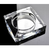 10cm ~ 25cm square K9 crystal ashtray