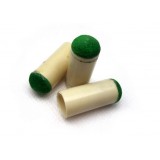 10mm plastic green billiard cue tips