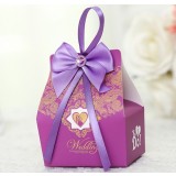 10pcs bow wedding favor box