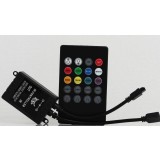 12-24V Colorful Wireless Audio Remote Controller for LED Strip Lights