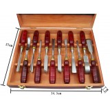 12 sets of carving chisels / wood carving tools